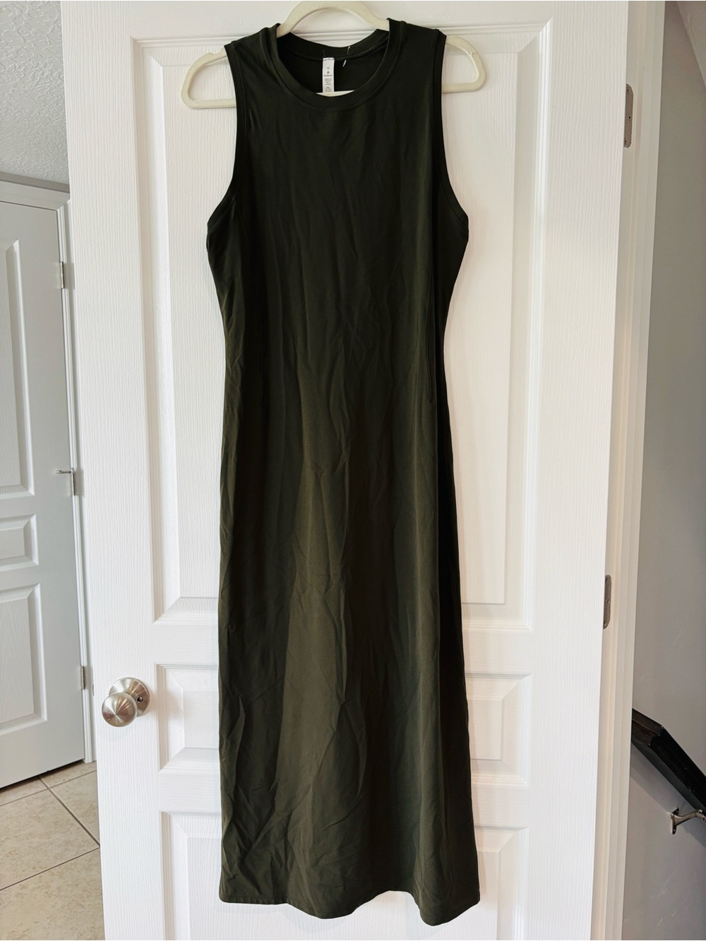 lululemon athletica Sleeveless Olive Maxi Dress